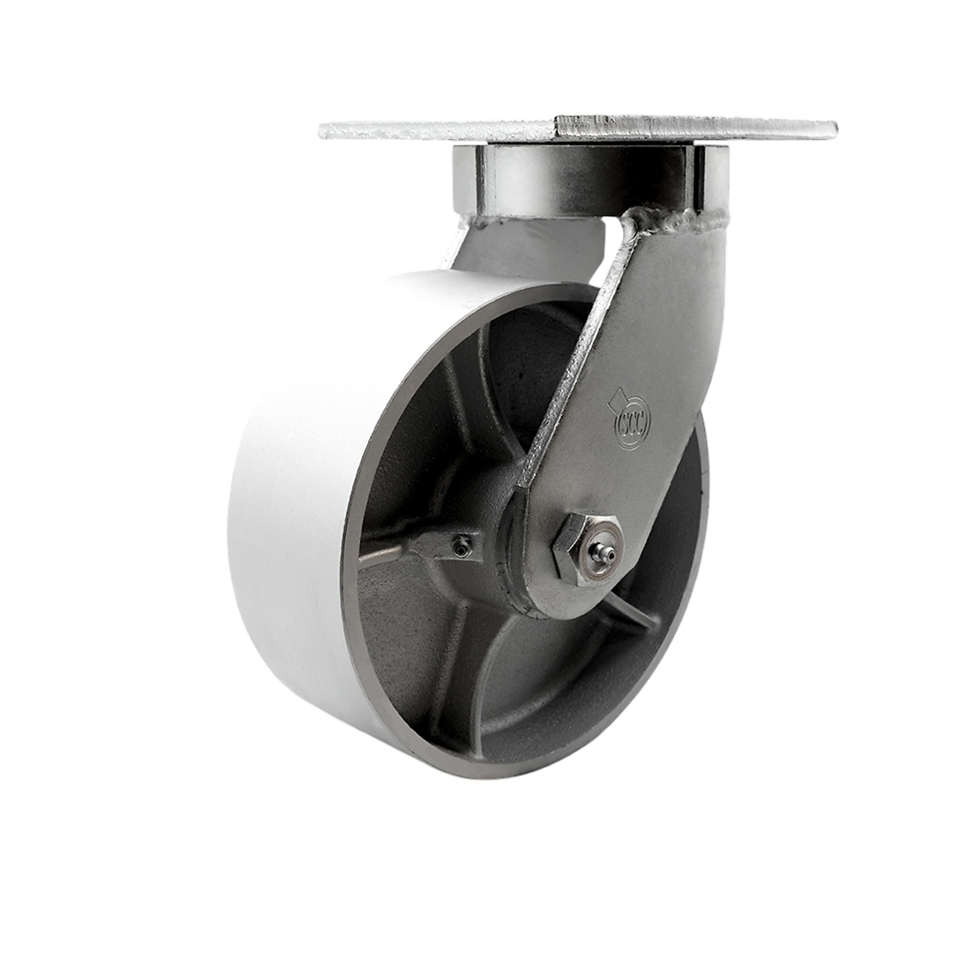 Service Caster, 8in. x 3in. Plate Caster, Wheel Diameter 8 in, Caster Type Swivel, Package (qty.) 1, Model# SCC-KP92S830-SSR